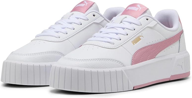 PUMA Carina Mia PUMA White-Poised Pink womens Low Boot on Amazon - Best Deal Finder