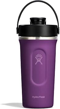 Hydro Flask Shaker Bottle – Insulated Stainless Steel Gym Bottle for Pre Workout & Protein 24 Oz Beachplum Purple on Amazon.ae - Price Tracker