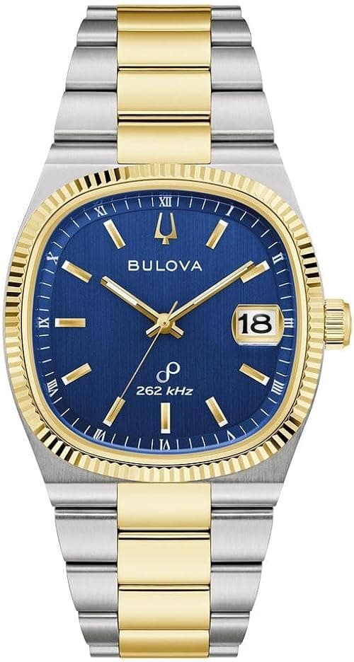 Bulova Men's Analogue Quartz Watch with Stainless Steel Strap 98B462 on Amazon.ae - Price Tracker
