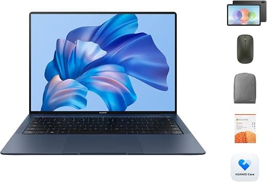 HUAWEI MateBook X Pro 2022, 12th Gen Intel Core i7-1260P Processor, 14.2 Inches FullView Touchscreen Notebook, 16GB RAM, 1TGB SSD, Skin-Soothing Metallic Body, Windows 11, Super Device, Ink Blue على Amazon.ae - متتبع الأسعار