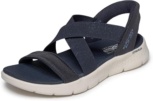 Skechers Women's Go Walk Flex Sandal - Glimmer Up Hands Free Slip-insSandal على Amazon.ae - متتبع الأسعار