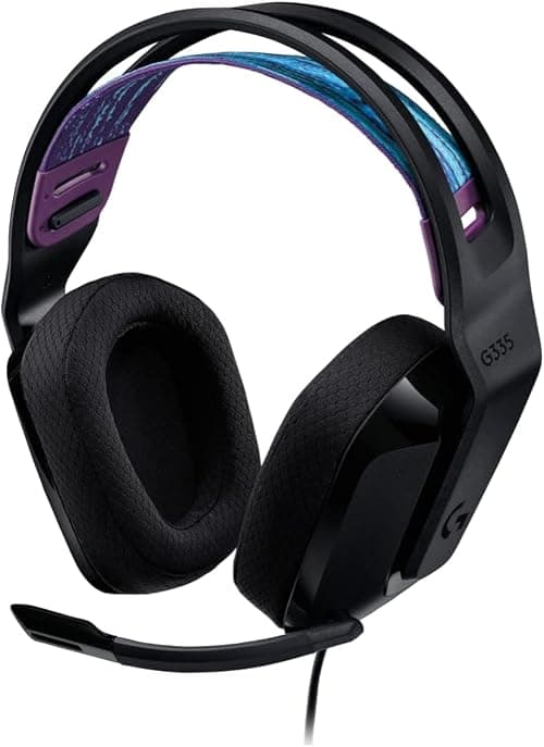 Logitech G335 Wired Gaming Headset, With Microphone, 3.5mm Audio Jack, Comfortable Memory Foam Earpads, Lightweight, Compatible With Pc, Playstation, Xbox, Nintendo Switch - Black on Amazon - Best Deal Finder