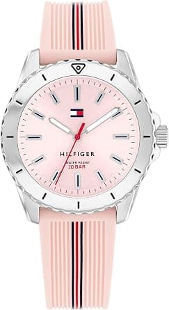 Tommy Hilfiger Youth Three-Hand Quartz Movement Watch with Stainless Steel or Silicone Strap on Amazon - Best Deal Finder