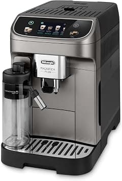 De'Longhi Magnifica Plus ECAM320.70.SB, Automatic Coffee Machine, Hot Milk Cream System for Automatic Cappuccino, Full-Touch Color Display, Extra Shot Function, x2 Function, Titanium Black on Amazon - Best Deal Finder