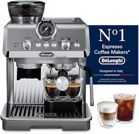 De'Longhi Barista Coffee Machine LA SPECIALISTA ARTE EVO Cold Brew Semi-Automatic Espresso Machine with Cold Extraction Technology, Barista Kit, Built-in Grinder, Milk Frother,15 Bar Pressure EC9255.M on Amazon.ae - Price Tracker