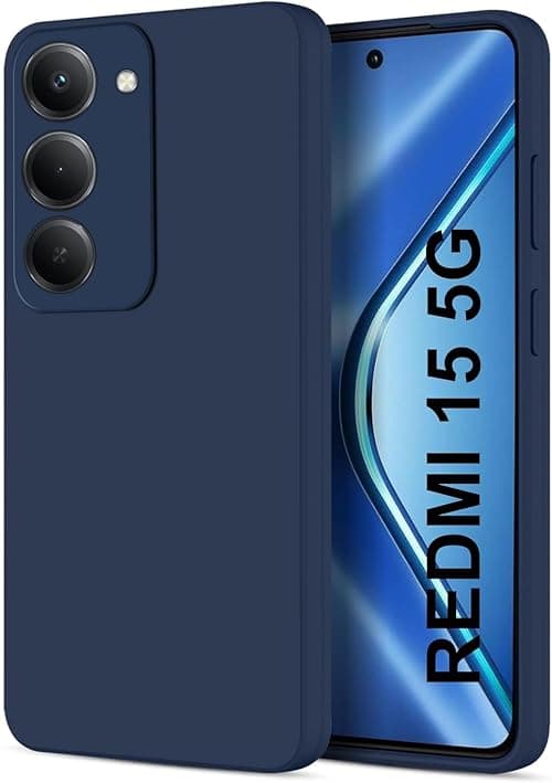 Zubitech Case compatible Xiaomi Redmi 15 5G Case Cover Soft TPU Silicone Case Lightweight Shock Protective Cover with Camera Protection Designed for Xiaomi Redmi 15 5G (Blue) on Amazon.ae - Price Tracker