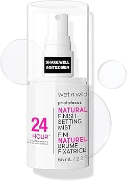 Wet n Wild Photo Focus Natural Finish Setting Mist, Makeup Setting Spray Enriched with Vitamins B5 and E, Lightweight Formula, 24 Hour Long-lasting Fixation Spray on Amazon.ae - Price Tracker