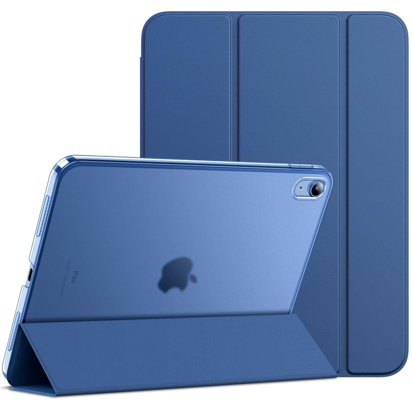 JETech Case for iPad (A16) 11th Generation 11 Inch 2025 / iPad 10th Generation 10.9 Inch 2022, Slim Smart Cover with Hard PC Translucent Back, Supports Touch ID, Auto Wake/Sleep (Navy Blue) on Amazon.ae - Price Tracker