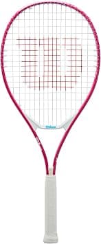 Wilson Ultra Power 25" Junior Recreational Tennis Racket - Pink/White/Blue - متتبع أسعار Amazon.sa