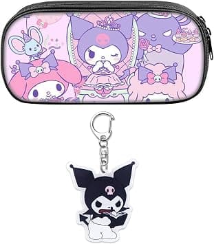 G-Ahora Anime Pencil Case Anime Stationery Large Capacity Pencil Bag School Supplies with Kitty Keychain (K-A) on Amazon.ae - Price Tracker