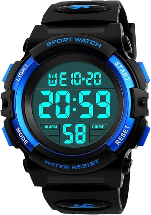 Kids Digital Watch, Boys Sports Waterproof Led Watches With Alarm Wrist Watches For Boy Girls Children on Amazon.ae - Price Tracker