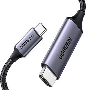 UGREEN 4K USB C to HDMI Cable USB 3.1 for iPhone 17/16 Series Dell XPS 2M | Type C to HDMI 4K 60Hz UHD Adapter for iPad Pro/Air/Mini Samsung S26 Series/S25 Series/Galaxy Z MacBook Pro Huawei P60 Pro on Amazon.ae - Price Tracker