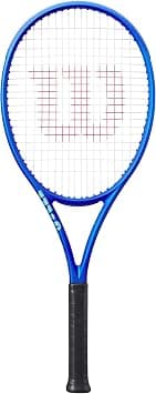 Wilson Ultra 100 V5 Adult Performance Tennis Rackets - Strung with Sensation 16 Natural at Mid Range Tension - متتبع أسعار Amazon.sa