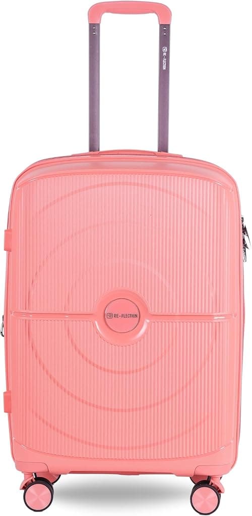 Reflection PP Carry on Suitcase, Lightweight Hardshell, Durable, Vertical Series Travel Luggage Trolley with Double Spinner Wheels and TSA Lock (Rose Gold, 28-Inch) on Amazon.ae - Price Tracker