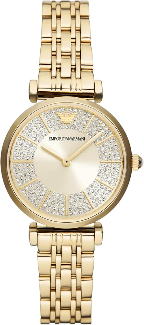 Emporio Armani Women's Dress Watch with Stainless Steel Band on Amazon.ae - Price Tracker
