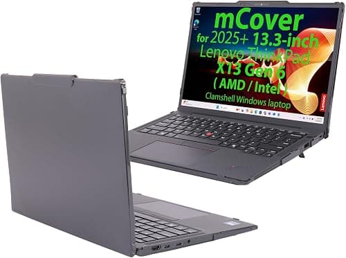 mCover case ONLY Compatible for 2025+ 13.3" Lenovo ThinkPad X13 Gen 6 Series Clamshell (with 180° Hinge) Windows Notebook PC(NOT Fitting Any Other Models)- Black on Amazon.ae - Price Tracker