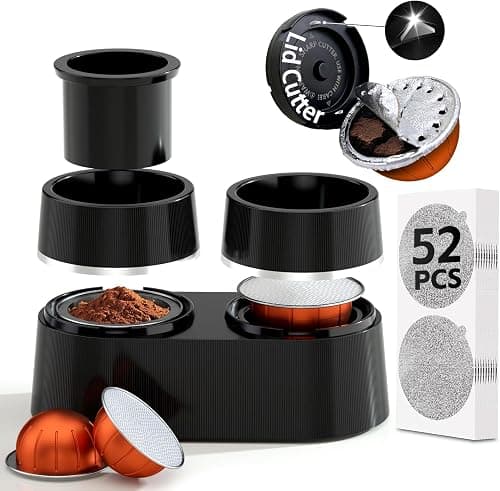 Refill Vertuo Pods Kit Compatible for Nespresso,Filling Diy Pods Kit,No Pod على Amazon.ae - متتبع الأسعار