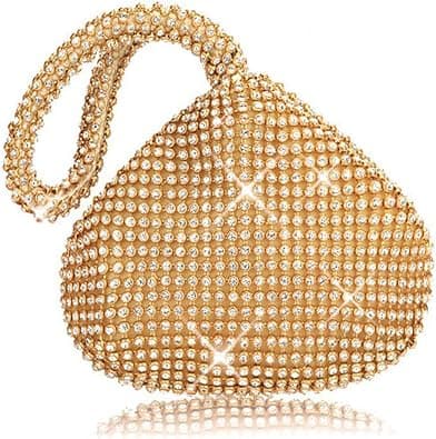 Women's Triangle Bling Glitter Purse Crown Box Clutch Evening Luxury Bags Party Prom on Amazon.ae - Price Tracker