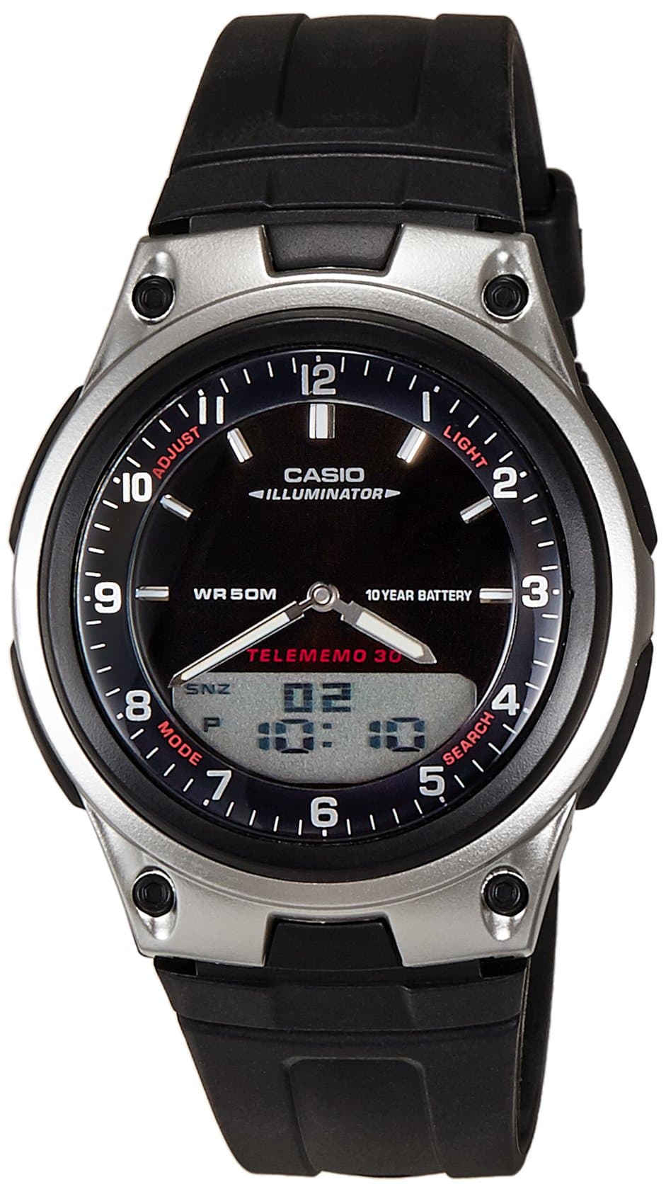 Casio Men's Watch - AW-80-1AVDF Black Dial, Black Band on Amazon.ae - Price Tracker