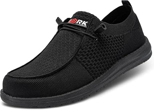 LARNMERN Air Cushion Steel Toe Shoes for Men Slip Resistant Puncture Proof Work Sneakers Anti-Static Safety Footwear Breathable Lightweight على Amazon.ae - متتبع الأسعار