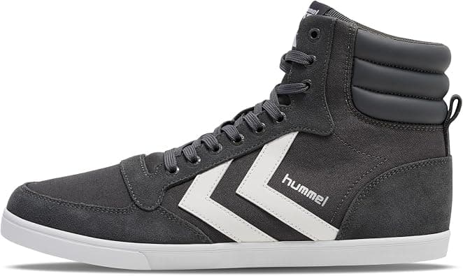 Hummel Men's Slimmer Stadil High Hi-Top Trainers, Black White on Amazon.ae - Price Tracker