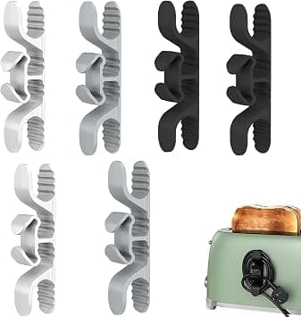 6-Pack Cord Organizers Bulk, Adhesive Cable Wrapper Holder for Kitchen Appliances, Power Cord Retainer for Mixers Coffee Makers on Amazon.ae - Price Tracker