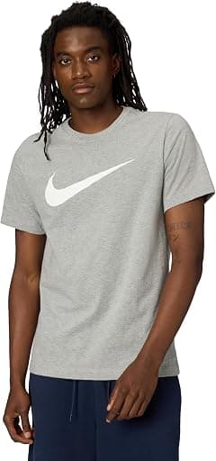 Nike mens M NSW TEE ICON SWOOSH T-Shirt - متتبع أسعار Amazon.sa