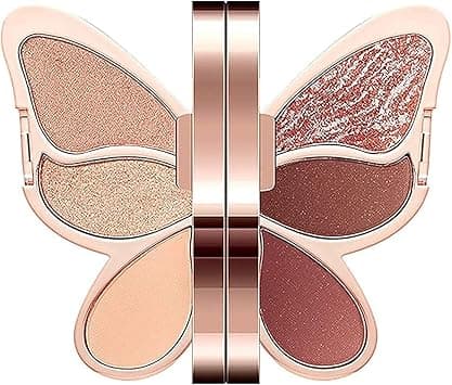 Butterfly Eyeshadow Palette, 6 Colors Eyeshadow Palette, Long Lasting Waterproof Matte Glitter Bling Makeup Palette Set, Portable Butterfly Makeup Palette Set for Women Girls on Amazon.ae - Price Tracker