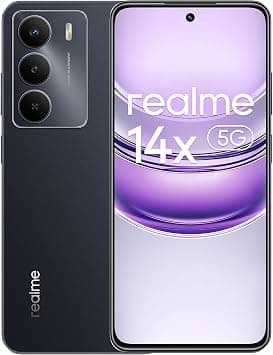 Realme 14x Dual-SIM 256GB ROM + 8GB RAM (GSM Only | No CDMA) Factory Unlocked 5G Smartphone (Carbon Black) - International Version on Amazon - Best Deal Finder