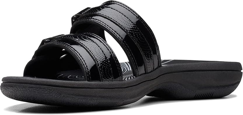Clarks Breeze Piper womens Slide Sandal على Amazon.ae - متتبع الأسعار