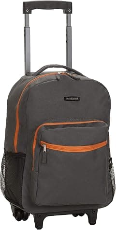 Rockland Double Handle Rolling Backpack - Amazon.sa Price Tracker