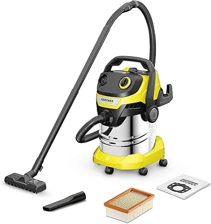 Karcher WD 5 S Multi-Purpose Wet and Dry Vacuum Cleaner – Powerful 1100W Suction with 25L Stainless Steel Container for Home, Garage and Workshop on Amazon.ae - Price Tracker