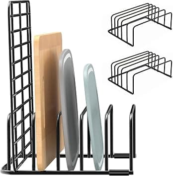 Chopping Board Holder 5 Compartments Non-Slip Chopping Board Stand Set of 2 on Amazon.ae - Price Tracker