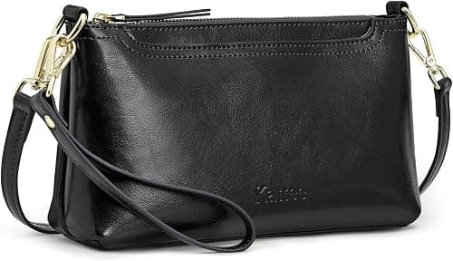 Kattee Leather Crossbody Bags for Women Trendy, Small Shoulder Purses and Handbags, Clutch Wristlet Wallet with 2 Straps on Amazon.ae - Price Tracker