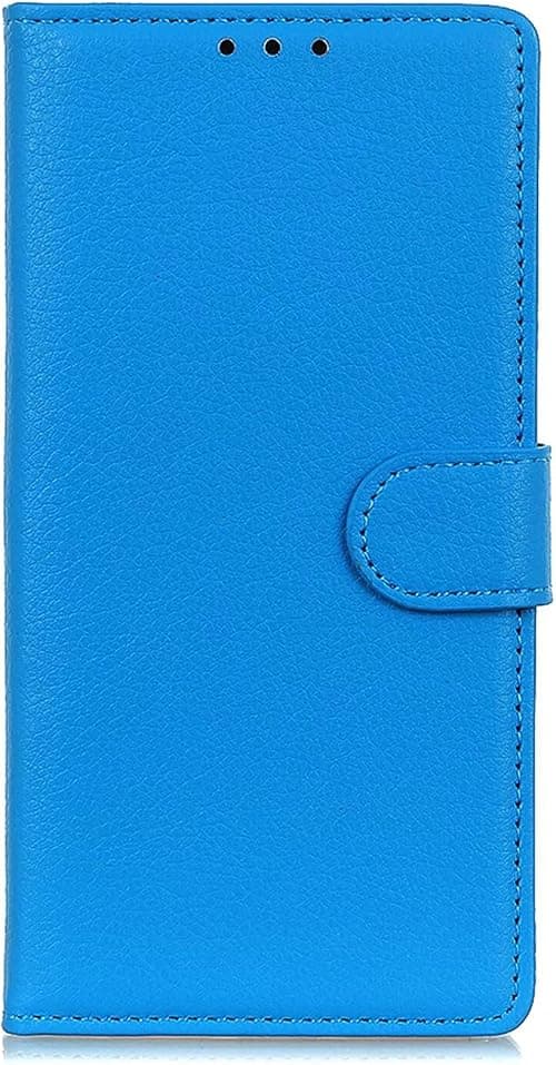 COQUE Motorola Moto G77 5G Case, Classic Litchi Pattern Leather Phone Case with Card Slot Shockproof Flip Folio Protective Cover for Motorola Moto G77 5G-Blue on Amazon.ae - Price Tracker