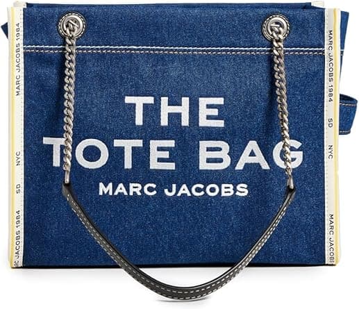 Marc Jacobs The Denim Chain Medium Tote Bag on Amazon.ae - Price Tracker