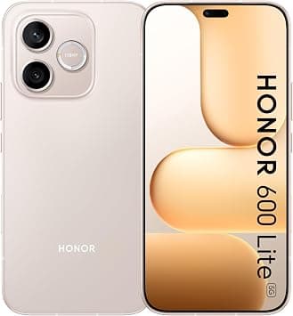 HONOR 600 Lite 5G Smartphone, 8GB RAM +128GB Storage, 6.6” 120Hz AMOLED Display, 108MP AI Camera with Camera Button, Metal Frame, IP66 Water Resistant, Desert Gold (UAE Type Approved) on Amazon.ae - Price Tracker