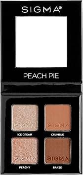 Sigma Beauty Quad Eyeshadow Palette – Makeup Eyeshadow Quad with a Buttery Soft Formula and Buildable, Blendable Shades for a Flawless Eye Look, Designed for All Day Wear (Peach Pie) on Amazon.ae - Price Tracker