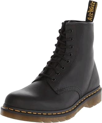 Dr. Martens Unisex-adult 1460 Black Greasy Leather Boot Combat Boot on Amazon - Best Deal Finder