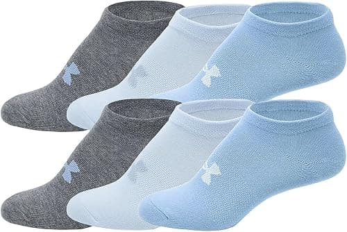 Under Armour UA Training Women's No-Show Socks, Medium Size, 6 Pairs on Amazon - Best Deal Finder