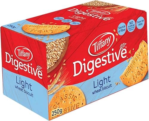 Tiffany, Digestive, Light Natural Wheat Biscuit, 250G on Amazon - Best Deal Finder