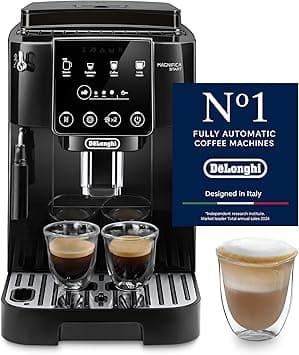 De'Longhi Coffee Machine MAGNIFICA Start Fully Automatic Espresso Machine with 5+ Hot & Iced Beverages, Soft Touch Interface, Milk Frother, 13 Grinder Settings, Twin Shot ECAM222.20.B - Made in Europe on Amazon.ae - Price Tracker