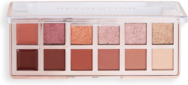 Revolution, The True Icon Bronze Eyeshadow Palette, 12 Ultra-Pigmented Matte & Shimmer Finishes & Shades, Long-Lasting & Blendable, Vegan & Cruelty-Free, 3.53 oz on Amazon.ae - Price Tracker