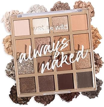 wet n wild Always Naked Palette, Nude Neutral Eye Makeup, Blendable, Warm And Cool Nude Pigments, Matte, Shimmer, Glitter, Creamy Smooth on Amazon.ae - Price Tracker