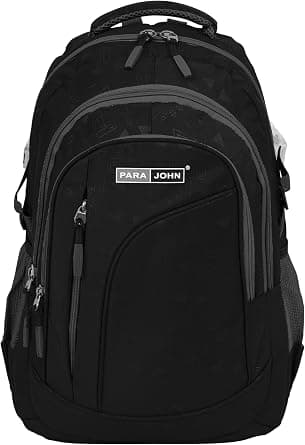 Parajohn School Backpack for Boys and Girls, Polyester Laptop Bag with Multiple Compartments, Water Resistant Travel Backpack على Amazon.ae - متتبع الأسعار