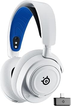 SteelSeries Arctis Nova 7P Wireless PS5 Gaming Headset - Neodymium Magnetic Drivers - Dual Wireless PlayStation & Bluetooth - 38H USB-C Battery - Gen2 AI Mic - Supports PS4, PC, Switch, Mobile - White on Amazon - Best Deal Finder