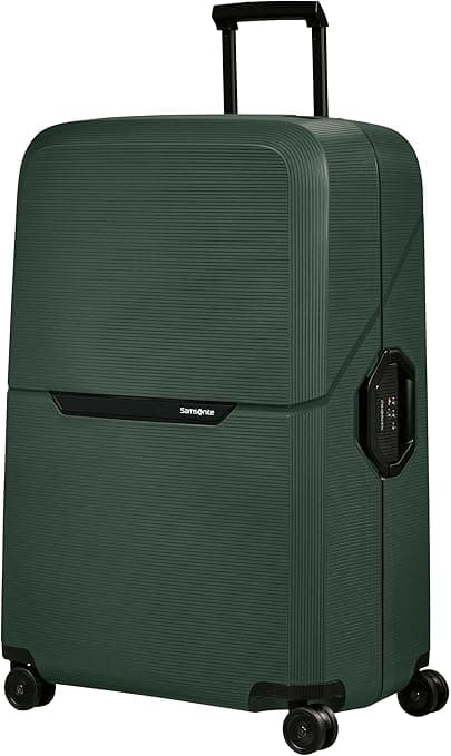 Samsonite Magnum Eco Suitcase, 4 Spinner Wheels, Polypropylene, Removable Divider Pads|Recyclex Material Technology|3 Point Locking System|ID Tag - 5 Years International Warranty on Amazon.ae - Price Tracker