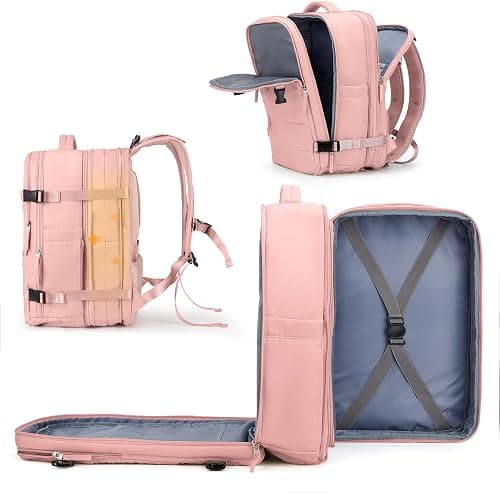 coowoz Large Travel Backpack For Women Men,Carry On Backpack,Hiking Backpack Waterproof Outdoor Sports Rucksack على Amazon.ae - متتبع الأسعار