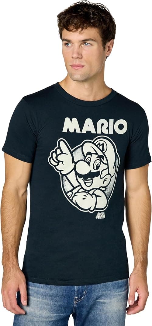 Nintendo Men's So Mario T-Shirt on Amazon - Best Deal Finder