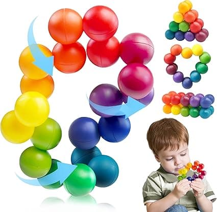 Autism Sensory Fidget Toys for Kids Toddler, Airplane Travel Essentials Toys for Age 5-7, Autistic ADHD Figette Ball Calm Down Toddlers Activities for 3-5, Valentine Gift Easter Busket Stuffer for Kid on Amazon.ae - Price Tracker